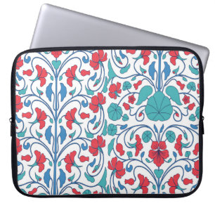 Capa Para Notebook Padrão de colheita floral sem costura árabe.