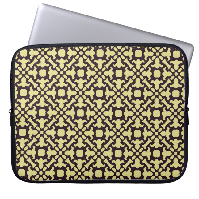 Capa Para Notebook Padrão de colheita sem costura. Fundo com beleza (Frente)