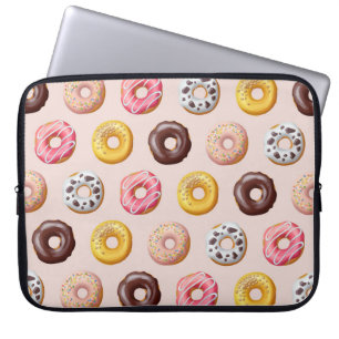 Capa Para Notebook Padrão de Compro da padaria de rosquinha