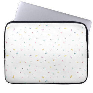 Capa Para Notebook Padrão de Confetti de Molho de Água
