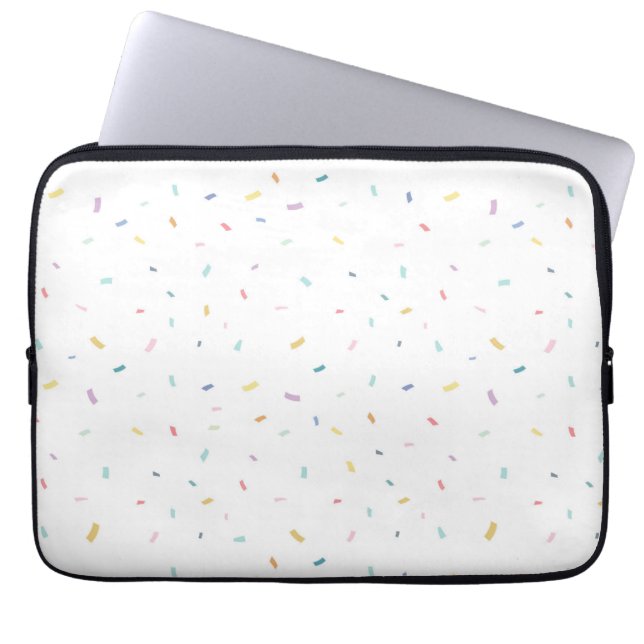 Capa Para Notebook Padrão de Confetti de Molho de Água (Frente)