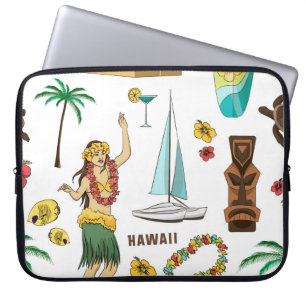 Capa Para Notebook Padrão de conjunto de vinhetas dos ícones e símbol