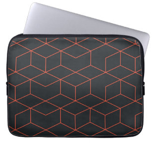 Capa Para Notebook Padrão de cubo vibrante, retrô, simples, legal e d
