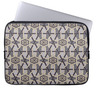 Capa Para Notebook Padrão de decoração do bordado oriental étnico