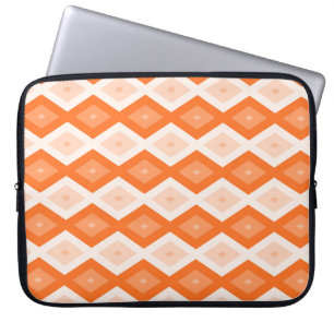 Capa Para Notebook Padrão de diamante de laranja