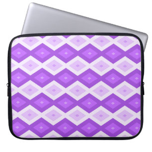 Capa Para Notebook Padrão de diamante roxo brilhante