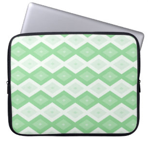 Capa Para Notebook Padrão de diamante verde da maçã