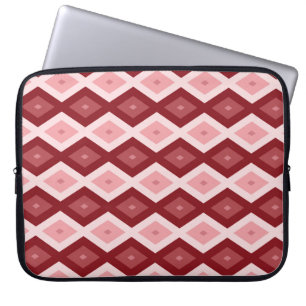 Capa Para Notebook Padrão de diamante vermelho