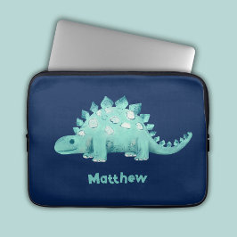 Capa Para Notebook Padrão de Dinossauro Estegossauro