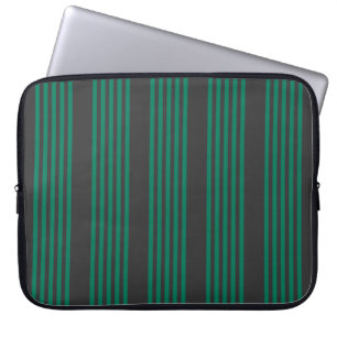 Capa Para Notebook Padrão de distribuição de fibras verdes e de carvã