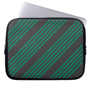 Capa Para Notebook Padrão de distribuição de fibras verdes e de carvã