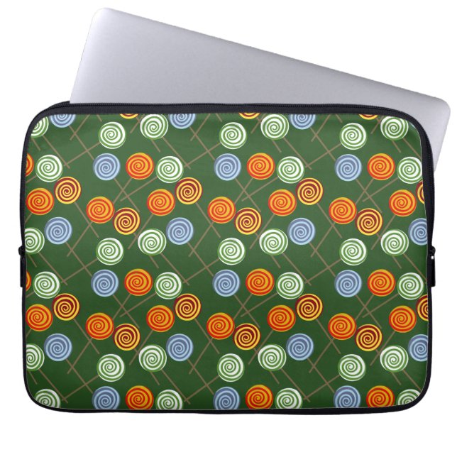 Capa Para Notebook Padrão de doces | Padrão do lombo | pirulito 22 (Frente)