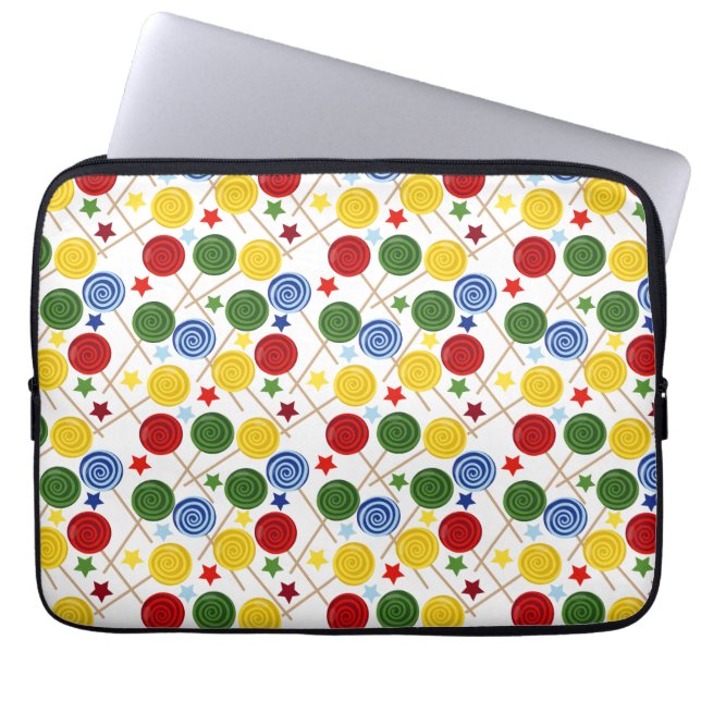 Capa Para Notebook Padrão de doces | Padrão do lombo | pirulito 43 (Frente)