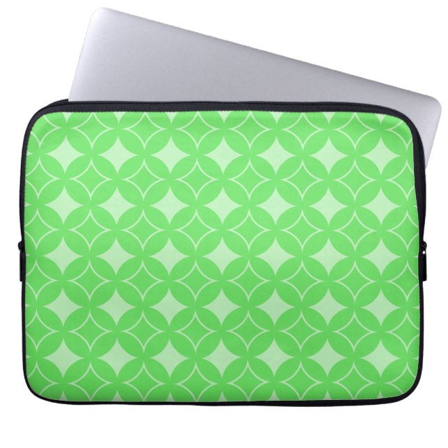 Capa Para Notebook padrão de entrega do verde limão (Frente)