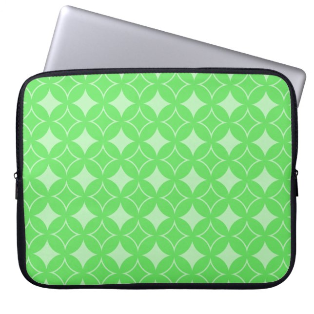 Capa Para Notebook padrão de entrega do verde limão (Frente)