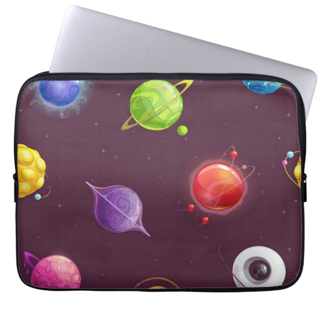 Capa Para Notebook Padrão de espaço (Frente)