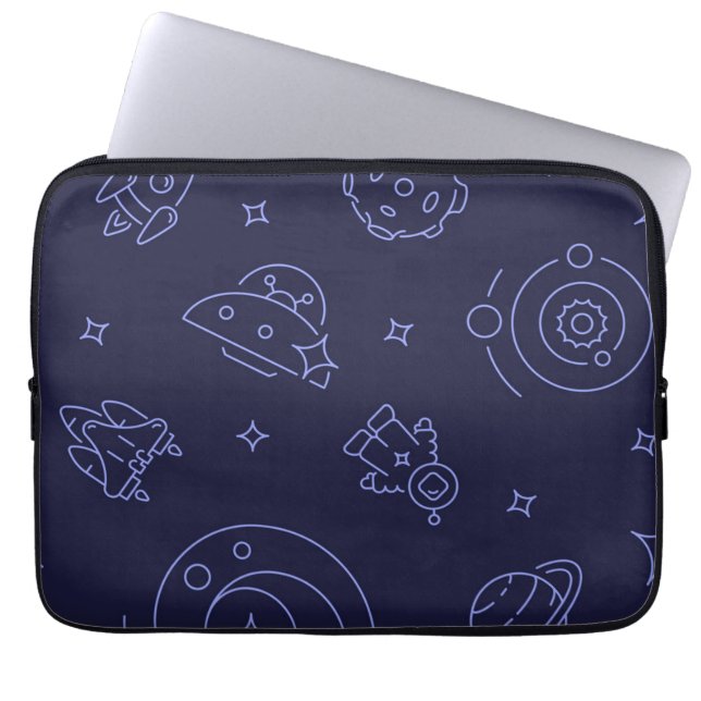 Capa Para Notebook Padrão de espaço (Frente)