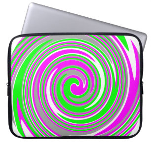 Capa Para Notebook Padrão de espiral colorido