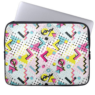 Capa Para Notebook Padrão de Estilo de Memphis Pós-moderno
