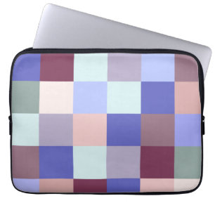 Capa Para Notebook Padrão de estilo de Xadrez legal, cores clássicas