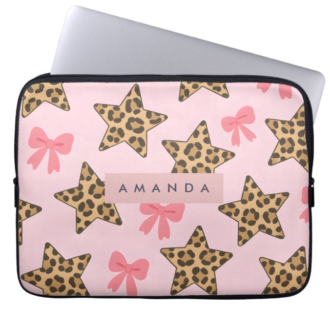 Capa Para Notebook Padrão de estrela de Impressão do Tiger Personaliz (Frente)