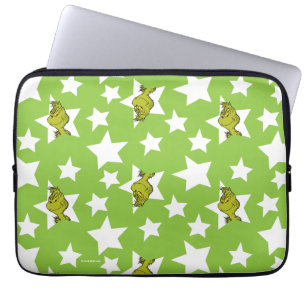 Capa Para Notebook Padrão de Estrela do Grinch Espiando