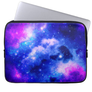Capa Para Notebook Padrão de exploração de nebulosa vibrante