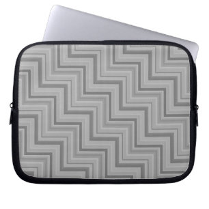 Capa Para Notebook padrão de faixas de cinza