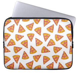 Capa Para Notebook Padrão de fatia de pizza divertida
