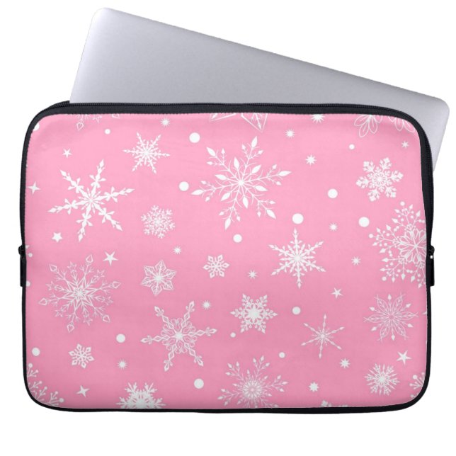 Capa Para Notebook Padrão de flocos de neve (Frente)