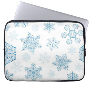 Capa Para Notebook Padrão de flocos de neve