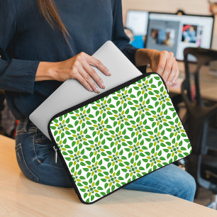 Capa Para Notebook Padrão De Folha, Padrão De Folhas, Folhas Verdes