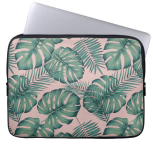 Capa Para Notebook Padrão de Folha Tropical