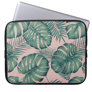 Capa Para Notebook Padrão de Folha Tropical