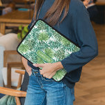 Capa Para Notebook Padrão de Folha Verde Tropical de Diversão Persona<br><div class="desc">Lindos padrões contemporâneos de frondes de palmeiras tropicais, azul-turquesa, azul-turquesa, verde limão e branco. Com espaço para personalizar ou personalizar com nome, monograma ou iniciais de sua escolha. design ornamentado de hipster, divertida, moderna e caprichosa para a moda artística ou a diva de moda artística, a motif de quadril, o...</div>