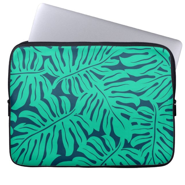 Capa Para Notebook Padrão de folhas (Frente)