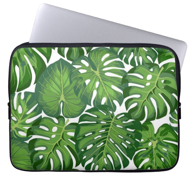 Capa Para Notebook Padrão de folhas (Frente)