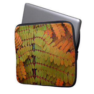 Capa Para Notebook Padrão de Folhas Pequenas