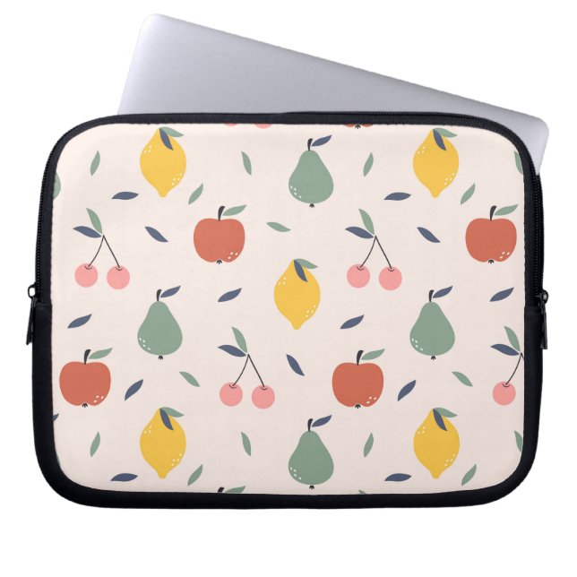 Capa Para Notebook Padrão de Fruta cômoda (Frente)