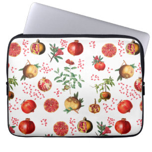 Capa Para Notebook Padrão de Fruta do Pomegranato do Mediterrâneo