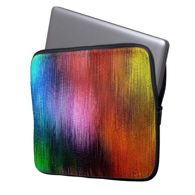 Capa Para Notebook Padrão de Fundo Colorido (Frente Esquerda)