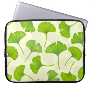 Capa Para Notebook Padrão de ginkgo em branco