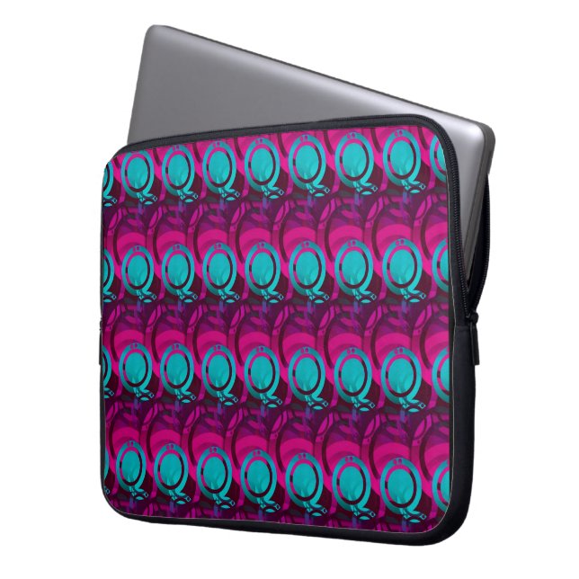 Capa Para Notebook Padrão de Ilusão Óptica Psicodélico Tablet/Noteboo (Frente Esquerda)
