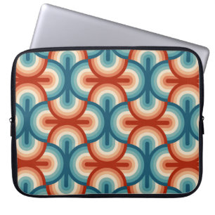 Capa Para Notebook Padrão de ilustração das listras do arco-íris