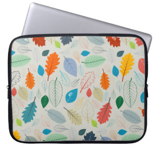 Capa Para Notebook Padrão de Ilustração do Vintage Autumn Deixa