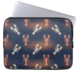 Capa Para Notebook Padrão de Lagosta Costeira – Verão Náutico de Frut