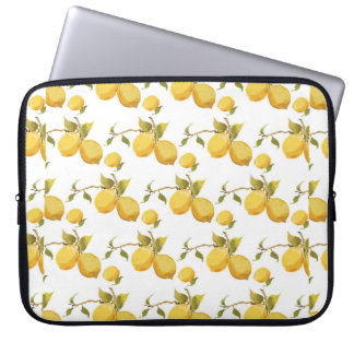 Capa Para Notebook Padrão de limão da vindima