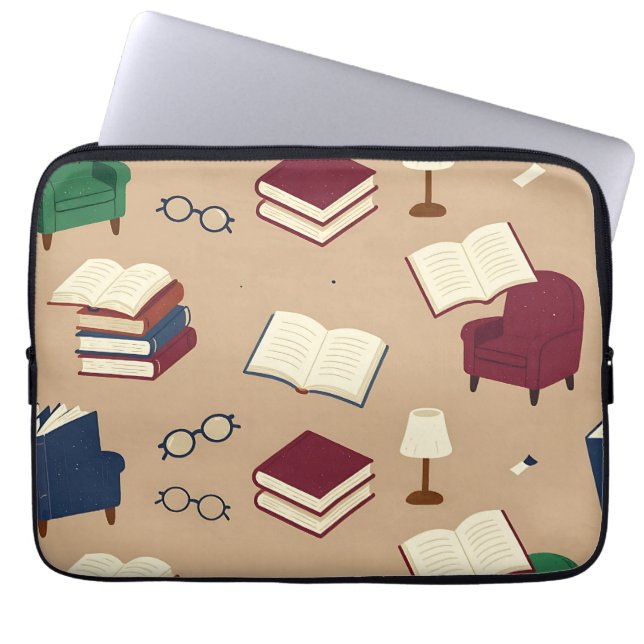 Capa Para Notebook Padrão de Livros de Cantinho de Leitura Aconchegan (Frente)