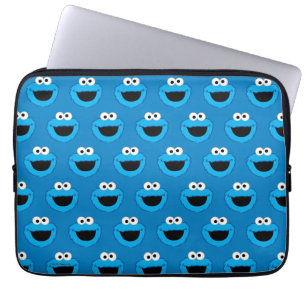 Capa Para Notebook Padrão de Monstro de Cookie Sorridente