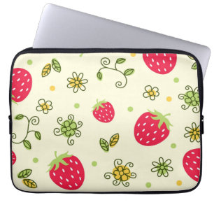 Capa Para Notebook Padrão de morango